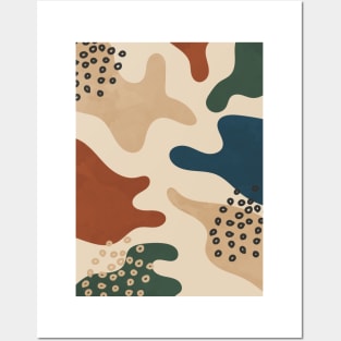 Organic Abstract Shapes 3 Posters and Art